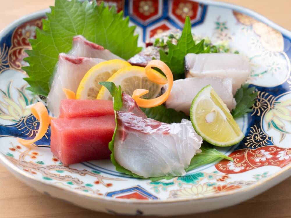 刺し身 五点盛り(2貫ずつ)