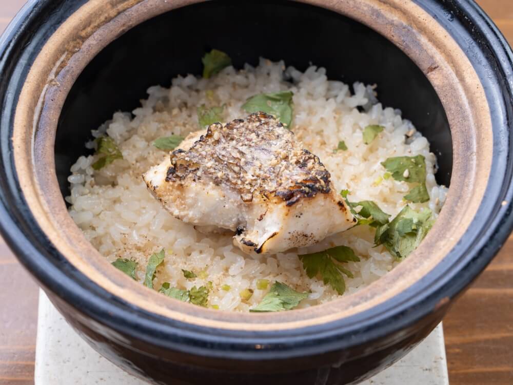 土鍋ご飯 天然真鯛